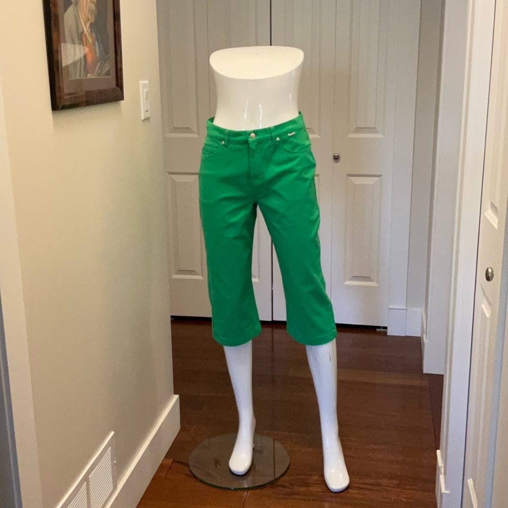 ESCADA SPORT Women’s Green Cropped Pants Size 8 (IT 42)